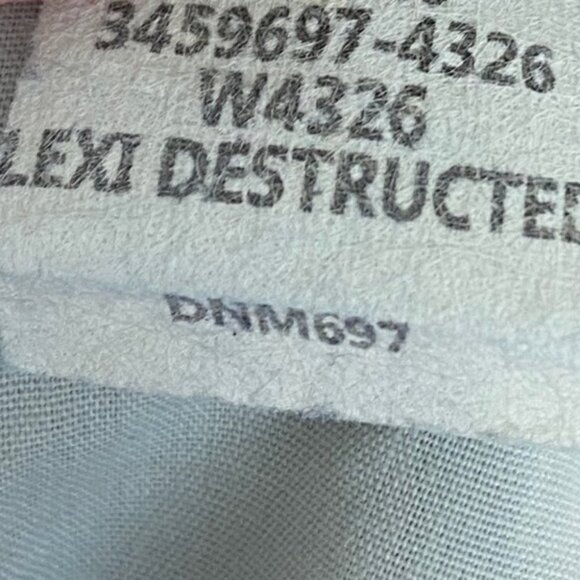 Paige Lexi Hoxton Crop Destructed Folded Raw Hem Denim Jeans Size 24 Mid Rise - Picture 9 of 10